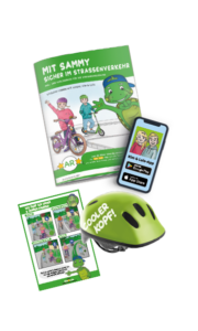 Soziales Engagement Sammy im Strassenverkehr